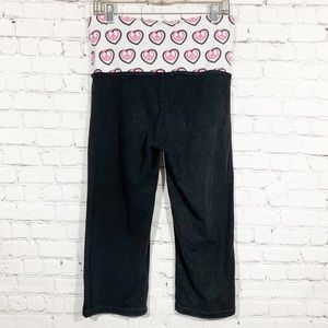 Pink Victoria’s Secret foldover Yoga legging peace